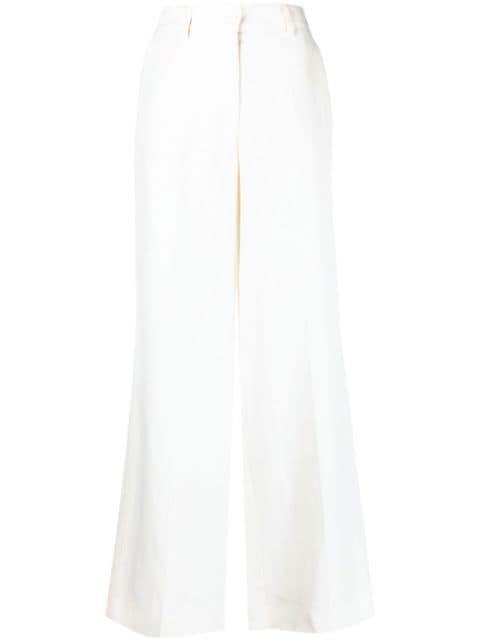 Raisa flared high-waisted trousers by P.A.R.O.S.H.
