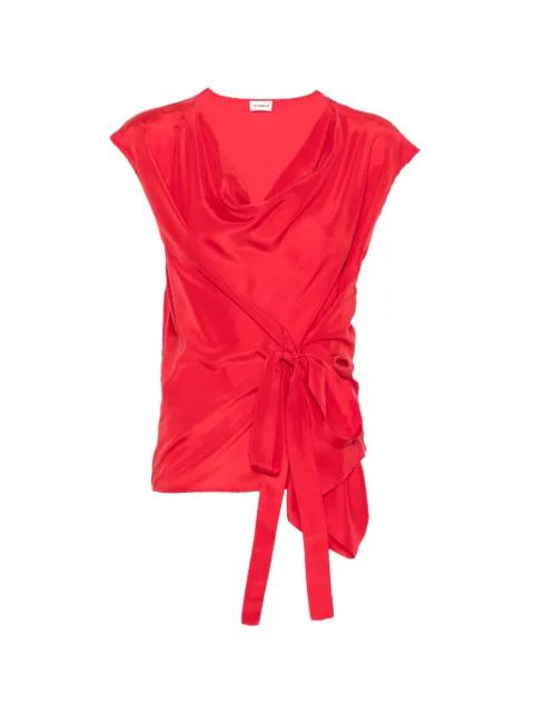 Saxon tie waist blouse by P.A.R.O.S.H.