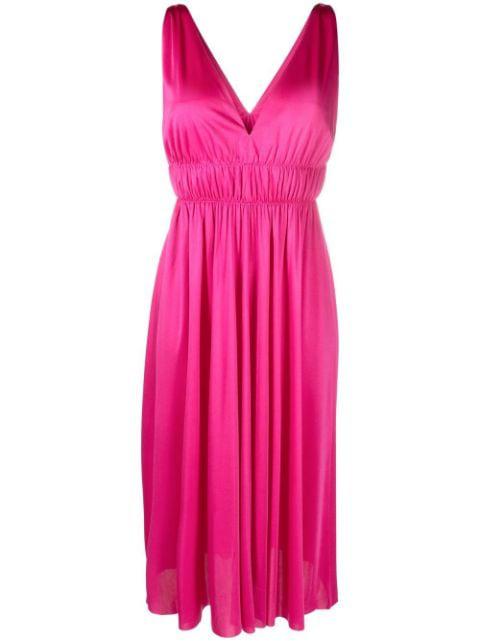 V-neck midi dress by P.A.R.O.S.H.