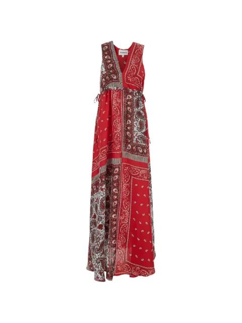 V-neck paisley maxi dress by P.A.R.O.S.H.
