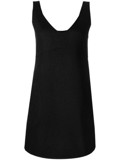 V-neck shift mini dress by P.A.R.O.S.H.
