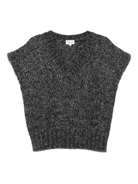 V-neck short-sleeve top by P.A.R.O.S.H.
