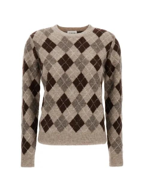 argyle-knit sweater by P.A.R.O.S.H.