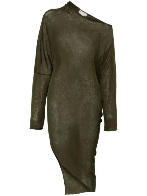 asymmetric midi dress by P.A.R.O.S.H.