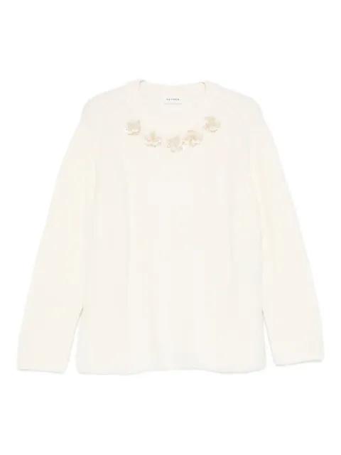 bead-embellished sweater by P.A.R.O.S.H.