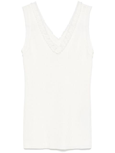 bead-embellished tank top by P.A.R.O.S.H.