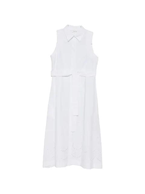 belt eyelet midi dress by P.A.R.O.S.H.