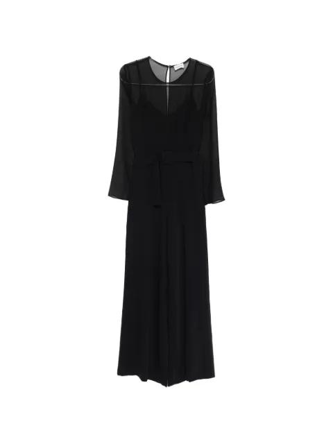 belt sheer jumpsuit by P.A.R.O.S.H.