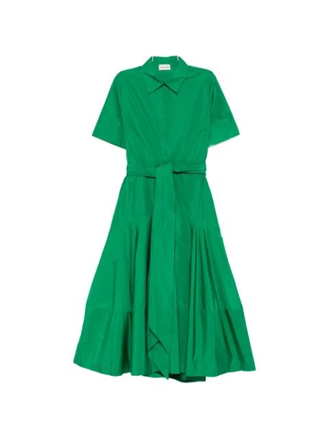 belt tiered mini dress by P.A.R.O.S.H.