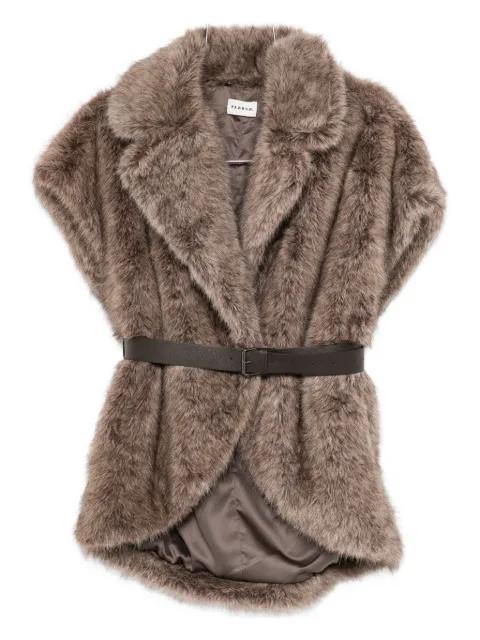 belted gilet by P.A.R.O.S.H.