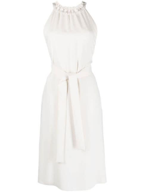 belted waist dress by P.A.R.O.S.H.