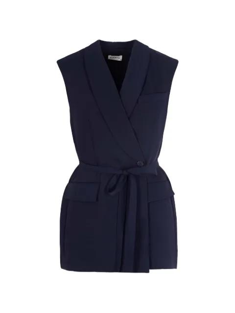 belted wrap gilet by P.A.R.O.S.H.