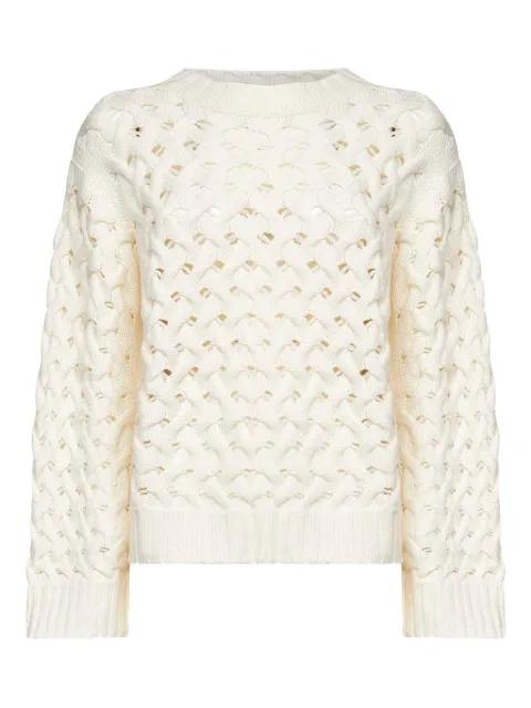 braided open-knit sweater by P.A.R.O.S.H.
