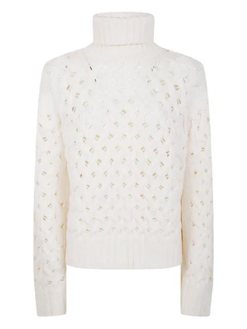 braided turtleneck sweater by P.A.R.O.S.H.