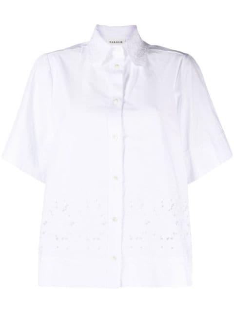 broderie-anglaise short-sleeve shirt by P.A.R.O.S.H.