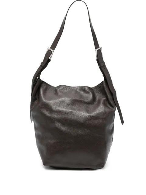 buckle-fastening leather shoulder bag by P.A.R.O.S.H.