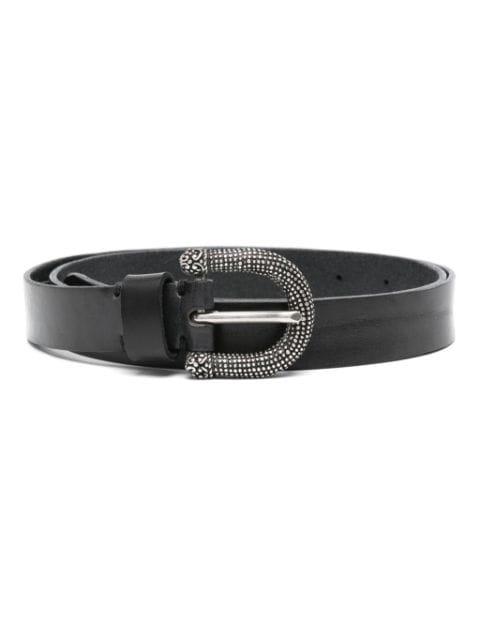 buckle leather belt by P.A.R.O.S.H.