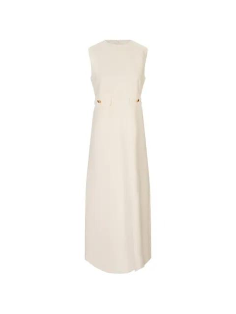 button-detail sleeveless dress by P.A.R.O.S.H.