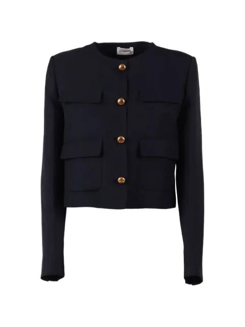 button-embellishment jacket by P.A.R.O.S.H.