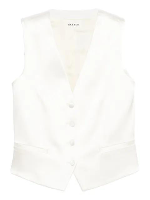 button-fastening waistcoat by P.A.R.O.S.H.