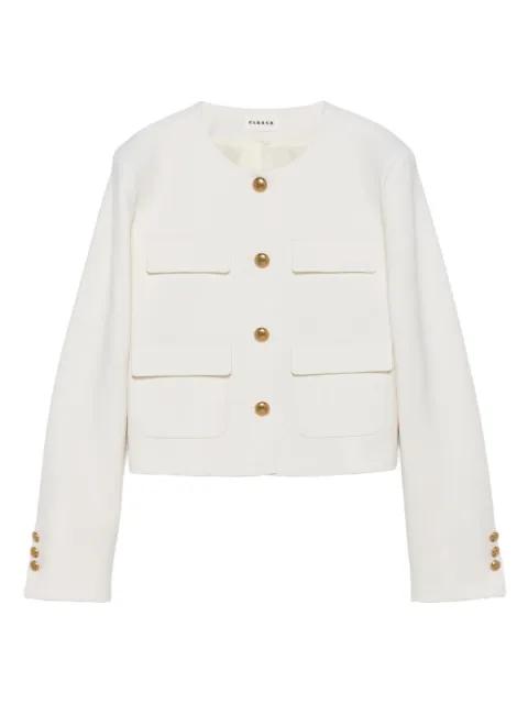 buttoned flap-pockets jacket by P.A.R.O.S.H.