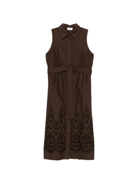 collar embellished midi dress by P.A.R.O.S.H.