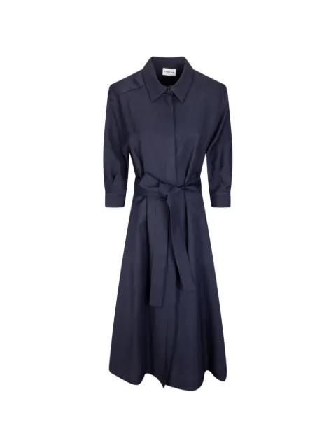 collared belted dress by P.A.R.O.S.H.