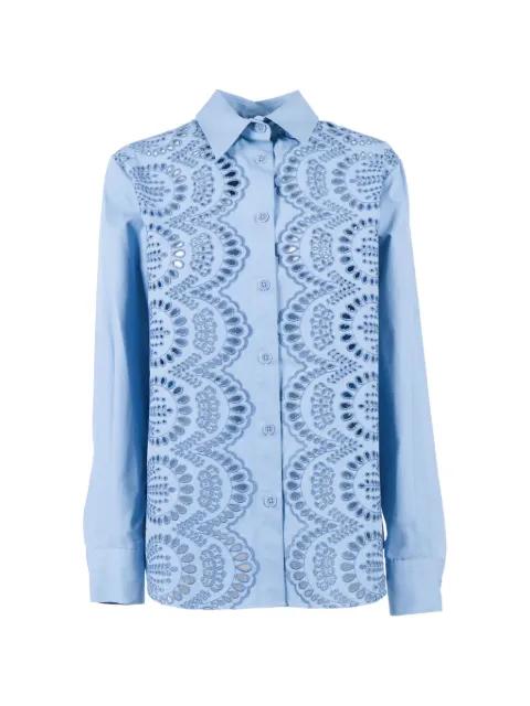 cut-out embellished shirt by P.A.R.O.S.H.