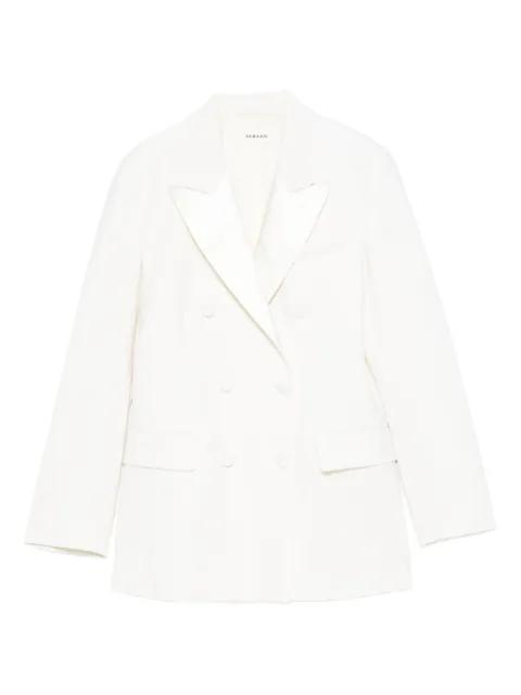 double-breasted peak-lapels blazer by P.A.R.O.S.H.