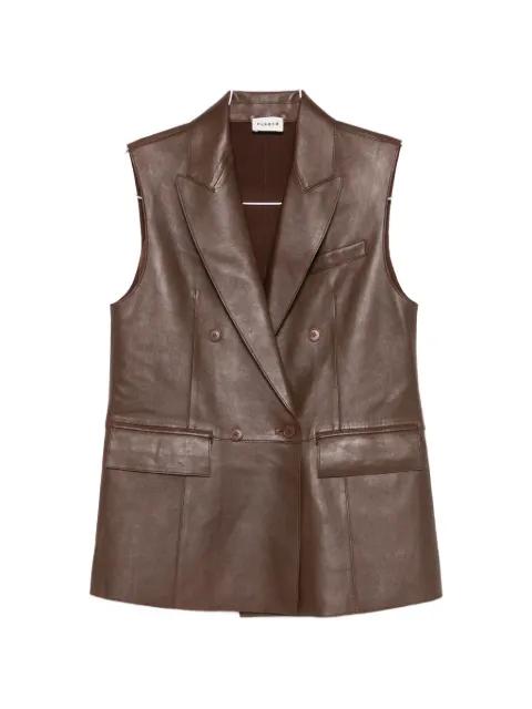 double-breasted pocket gilet by P.A.R.O.S.H.