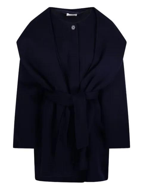 draped belted coat by P.A.R.O.S.H.