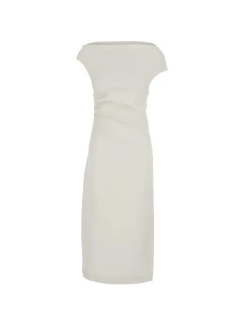 draped-detail midi dress by P.A.R.O.S.H.
