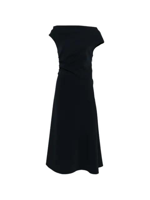 draped-effect midi dress by P.A.R.O.S.H.