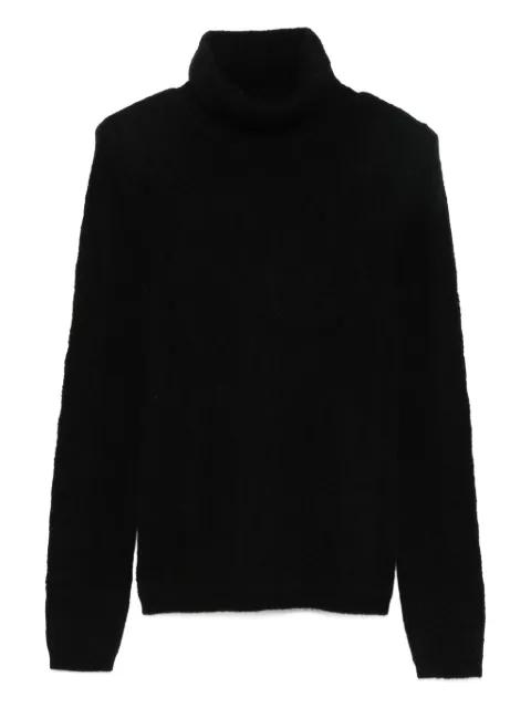draped metallic-cuff knitwear by P.A.R.O.S.H.