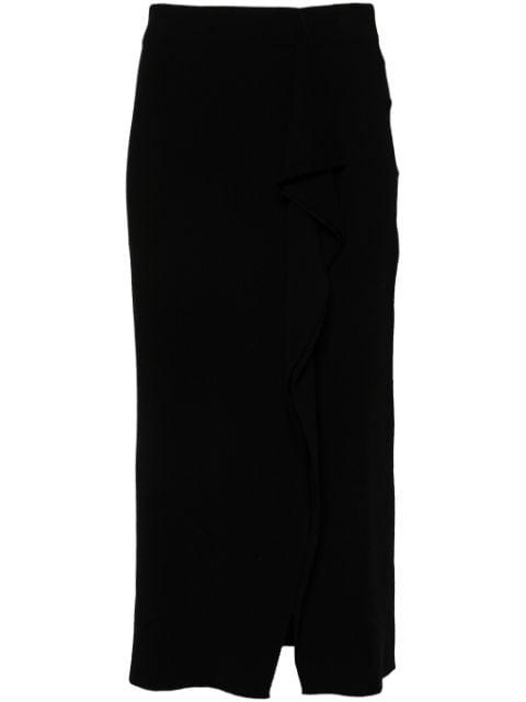 draped midi skirt by P.A.R.O.S.H.