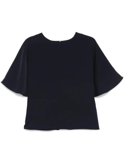 draped-sleeve blouse by P.A.R.O.S.H.