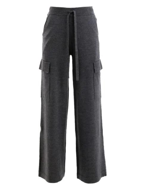 drawstring cargo-pockets trousers by P.A.R.O.S.H.
