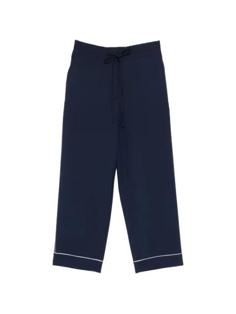 drawstring-fastening cropped trousers by P.A.R.O.S.H.