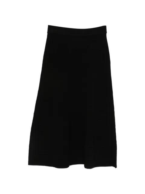 elastic-waist textured skirt by P.A.R.O.S.H.