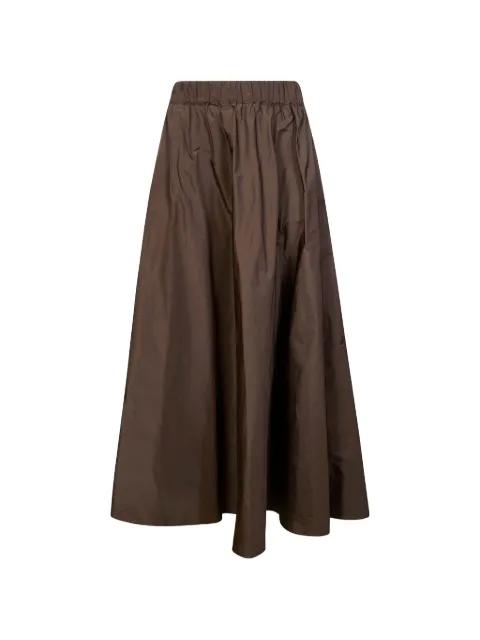 elastic-waistband midi skirt by P.A.R.O.S.H.