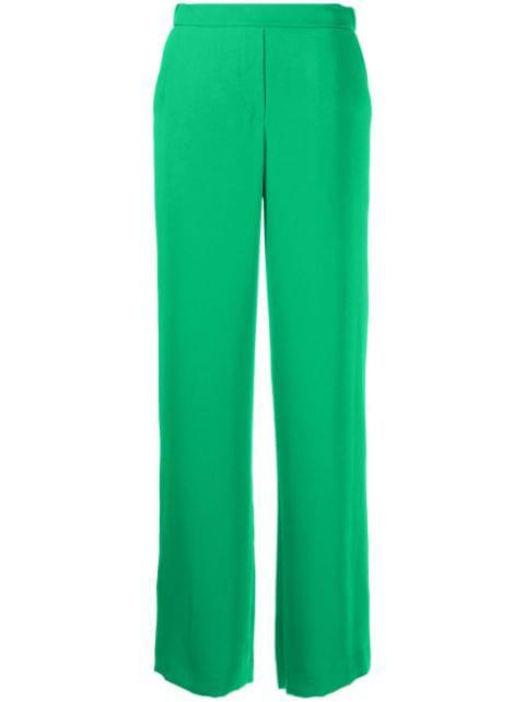 elasticated straight-leg trousers by P.A.R.O.S.H.