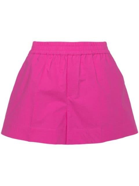 elasticated-waist cotton shorts by P.A.R.O.S.H.