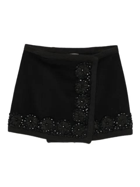 embellished wrap mini skirt by P.A.R.O.S.H.
