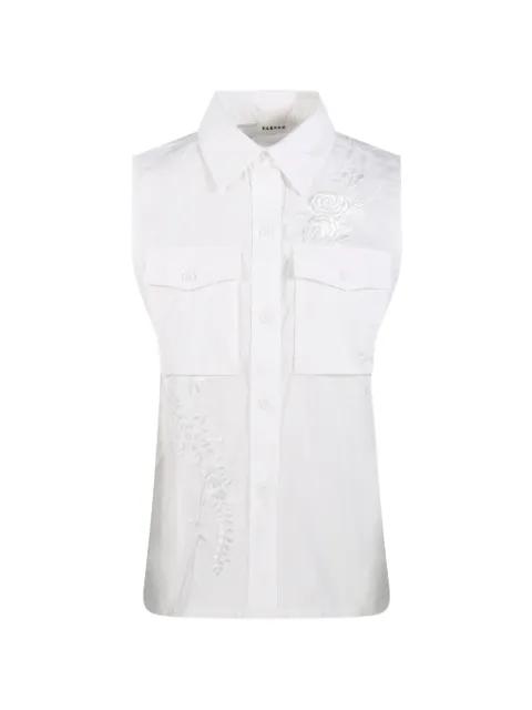 embroidery chest-pocket shirt by P.A.R.O.S.H.
