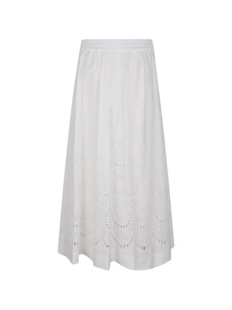 eyelet A-line skirt by P.A.R.O.S.H.