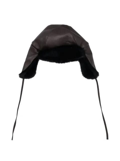 faux-fur trim hat by P.A.R.O.S.H.
