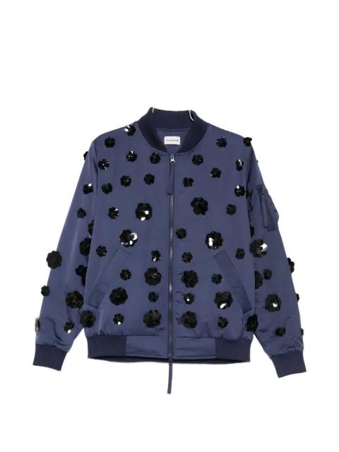 floral embroidered bomber jacket by P.A.R.O.S.H.