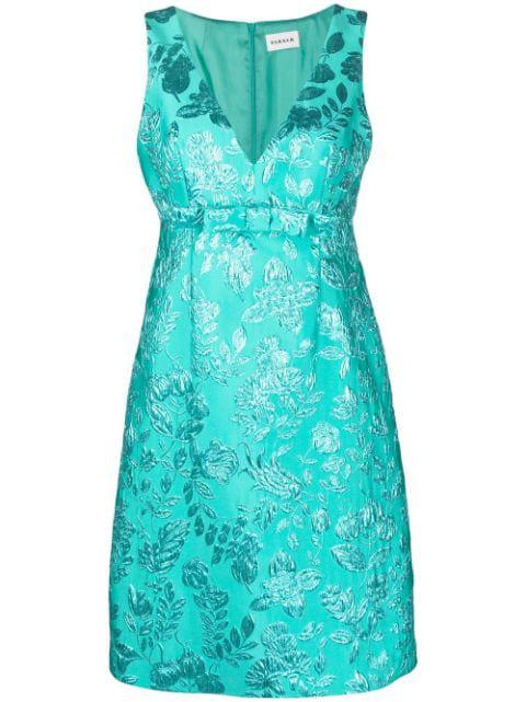 floral-embroidered sleeveless minidress by P.A.R.O.S.H.