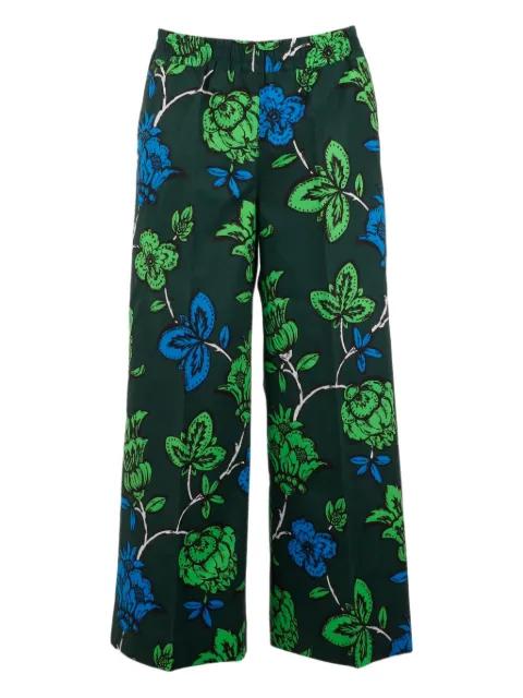 floral-print cotton trousers by P.A.R.O.S.H.