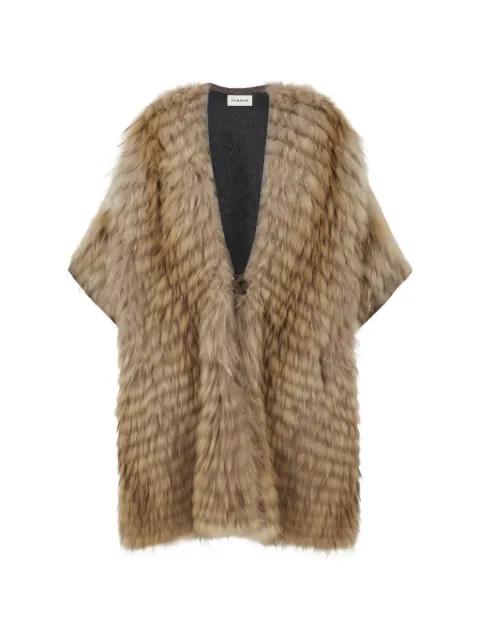 fur gilet by P.A.R.O.S.H.